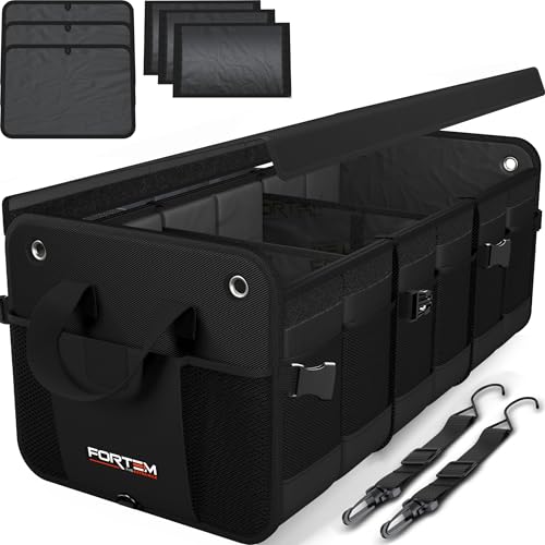 FORTEM Kofferraum Organizer, Kofferraumtasche, Zusammenklappbarer Auto...
