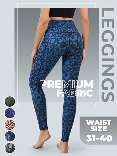 Love My Fashions® Printed Leggings for Women UK Tummy Control High Waist Gym Leggings with Pockets Ladies Camouflage & Leopard Print Tights Buttery Soft Stretchy Yoga Pants - Image 3