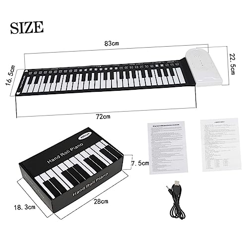 JOINPAYA support de tom au sol clavier de piano pliant de musique oud instrument portable clef piano numérique piano électronique enroulable piano pliable en silicone Composant élèctronique - Les Beatles, Paul McCartney, John Lennon, RIngo Starr, George Harrison JOINPAYA support de tom au sol clavier de piano pliant de musique oud instrument portable clef piano numérique piano électronique enroulable piano pliable en silicone Composant élèctronique – Image 3
