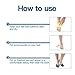 [Upgraded Version 2 Pairs] FeetsEase Toe Separators Metatarsal Pad Ball of Foot Cushion Pinky Hammer Toe Straightener Protector for Tailors Bunion Overlapping Toe Forefoot Pads for Women & Men (White)