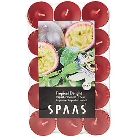 Spaas Tropical Delight Scented Tealights, 30 Pack Cover