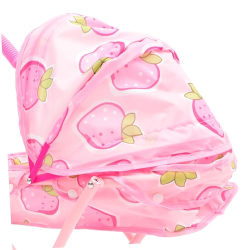 BESPORTBLE Kleiner Puppenwagen mit Stauraum Bewegliches Modell aus Sicheren Materialien mit Glattem Griff für Rollenspiel und Puppenpflege für Mädchen und Jungen – Bild 5