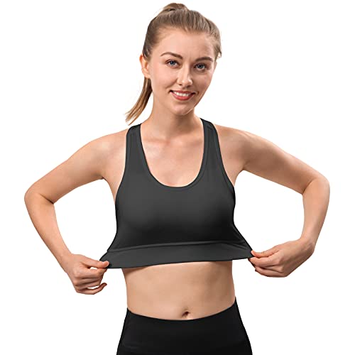 HBselect 3 stuks sportbeha bustier dames bralette natuurlijke vulling sportkleding katoen zonder beugel ademend joggen yoga jumping fitness - Image 6