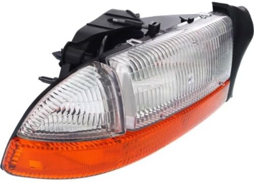 Headlight Headlamp Assembly Composite Clear Lens with Park Light Passenger Right Side For Dodge Dakota 1997 & For Durango 1998 - CH2503117