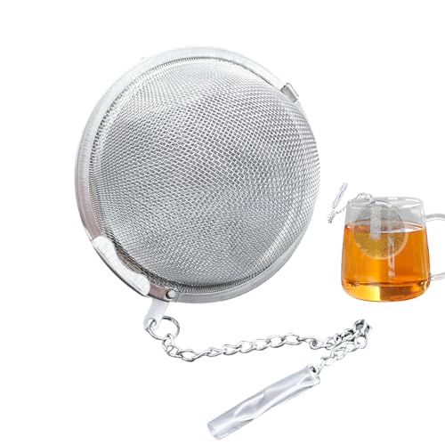 茶漉し ティーボール 茶葉用ティーボール 裏漉し器 シリコン ステンレス 小型 軽量 ティーストレーナー 茶こし ボール 細かい お手入れ簡単 大容量 茶こし網 ティーインフューザー 紅茶 マグカップ ギフト プレゼント おしゃれ ティーインフューザーボー