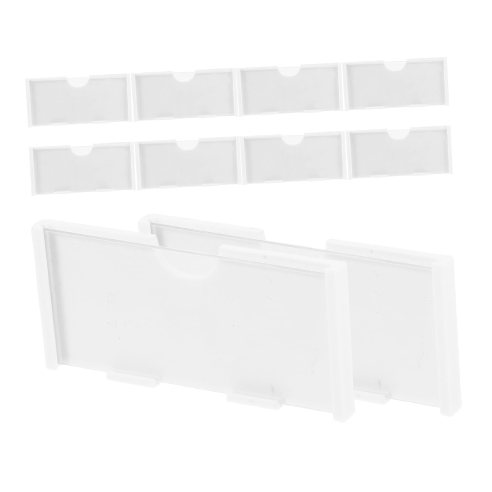 BCOATH Long-Lasting Retail Store Card Holders 10-Pack Wire Label Holders for Supermarket Display