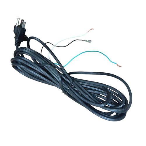 UL Certified Power Cord Compatible with Hoover Dual Power Max and Pro Clean Pet FH51000, FH51010, FH51050 Carpet Cleaners