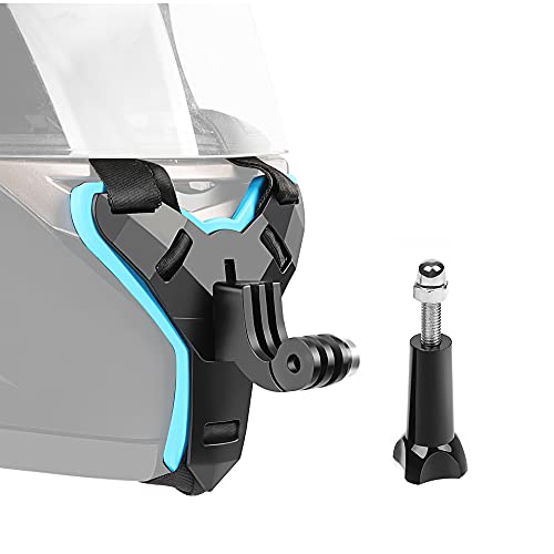 Tam Yüz Kask Çene Dağı Çene Tutucu Motosiklet Kask KayışıHero için 7/6/5/4/3 Sjcam sj5000; 6000/7000Osmo Eylem Xıaoyı Spor Eylem Kamera için Motosiklet