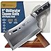 DALSTRONG Gladiator Series R - Obliterator Meat Cleaver - 9" - with Stand and Sheath - Massive Heavy Duty - 7CR17MOV High Carbon Steel - 3lbs - 6mm Thick
