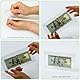 Dollarschein-Rahmen, Acryl, Dollarscheinhalter, 9,9 x 20,8 cm, verdickter Rahmen für Dollarscheine, Vitrine, Magnet, Geldschein, Ständer, für Geld, Ticket, Bild, Fotos, Vitrine
