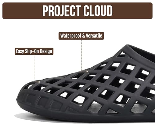 Image of Project Cloud Jelly Shoes Women - Lightweight & Water-Resistant Women's Flats Sandals - Non Slip Womens Shoes - Perfect Summer Jelly Flats for Women 2026 (Jellz)