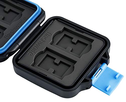 Flashwoife, 4 × SDHC + 8 × Micro SDHC, custodia