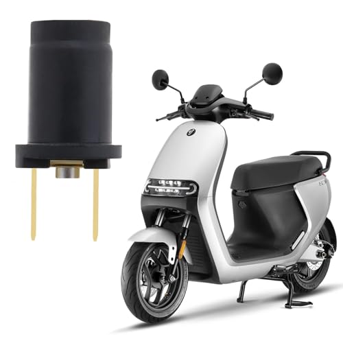 HAFRILY 2 Stück Seitenlicht-Lampenfassungen OE 170790 85785043 für 6/12/24V BS9S 989/233 Birne Push-In Lampenfassung Birnenfassung Ersatz Scheinwerferfassungen für Autos Motorräder Roller