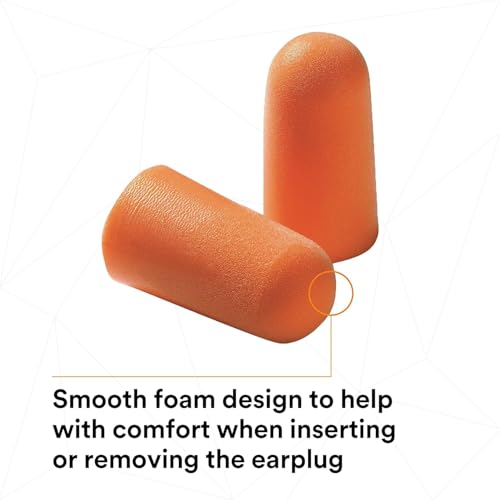 Image of 3M 1100 Ear Plugs Uncorded | Extra Soft Foam, Noise Reduction 29 dB | Reusable Soundproof Earbuds for Sleeping, Study, Travel, Meditation & Work | Comfortable Fit (Pack of 30)