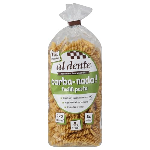 Al Dente, Specialty Pasta Carba-Nada Fusilli, 12 Ounce