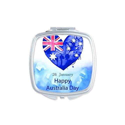 Miroir de poche portable mignon petit miroir main motif drapeau Australie