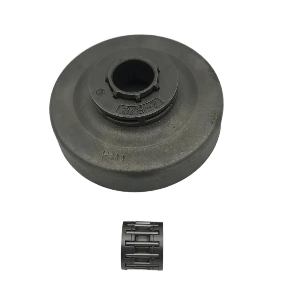 Kit de rodamiento de piñón de Tambor de Embrague de 3/8 de Pulgada Compatible con Modelos de Motosierra 55 51 50 254 154 55 más Piezas 503088702
