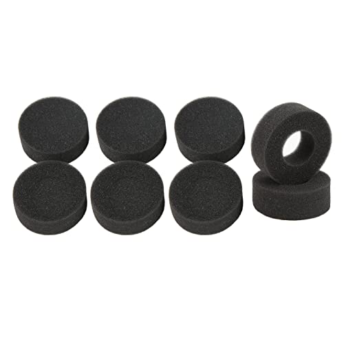 equlup Sponge Tyre Insert Inlay, 8Pcs Sponge Tyre Insert Inlay RC Tire Inserts Rubber Tire RC Climbing Car Accessories for 1/24 Scale Model Modification