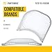 PartsBroz 5231EL1003B Dryer Lint Filter for LG Dryer Lint Filter Replacement, Kenmore Lint Trap Replacement Screen Vent Parts for 5231EL1002E PS3527578 AP4440606 DLE2101W DLEX2650W DLE2250W DLE2516W