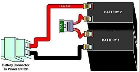 Miniatura 2 de Razor Baterías de repuesto para scooter eléctrico de 12 voltios y 7 Ah de alto rendimiento, juego de 2 incluye un nuevo arnés de cableado (reemplaza