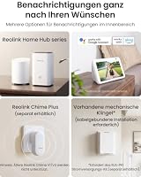 Reolink Akku Türklingel mit Kamera (2. Gen), 2K 4MP, 1:1 Kopf‑Fuß‑Ansicht – Ansicht 8