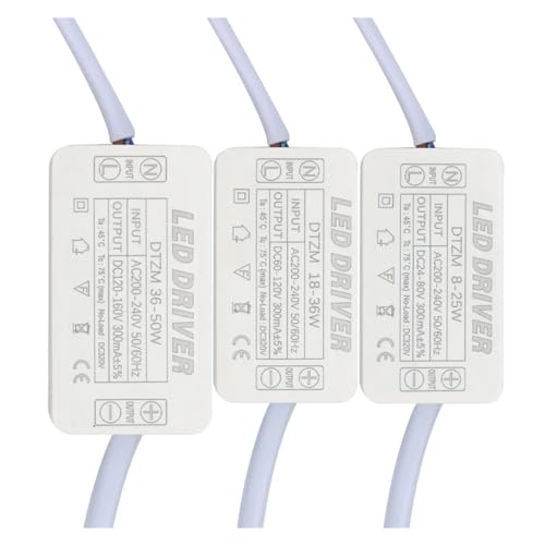 Transformador LED 8-25W de 300mA para solucionar fallos y parpadeos en focos de techo 7