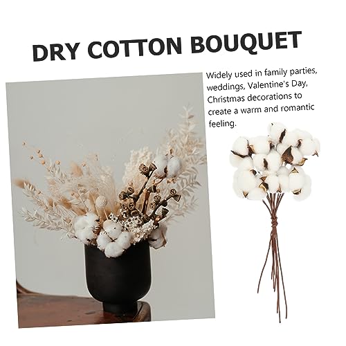 Ramo de Algodón Seco para Decoración Navideña miniatura 6