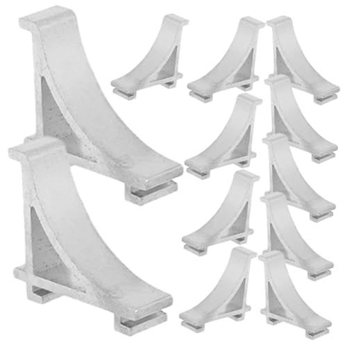 jojofuny 12 Piezas hebilla del refrigerador transatlántico abrazadera de soporte del refrigerador Hundir accesorios frigorifico accesorios para frigorificos ganchos metalicos para heladera