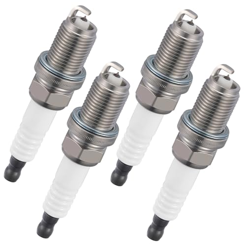 Image of BDFHYK 6341 Iridium Spark Plugs Compatible with Toyota compatible with Bentley for Dodge for Mercedes-Benz for Saturn 2.0L 2.4L 3.0L L4 L6 V6 Replacement for BKR5EIX Set of 4