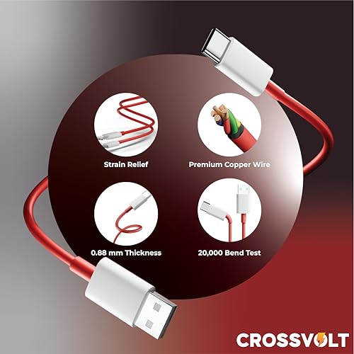 One Plus Original Fast USB Type C Data Sync Fast Charging Charger Cable for One Plus 13,13r,12,12r,11,11r,10,10r,10t,10pro,9,9rt,9r,9pro,8,8t,7t,7pro,Nord CE 3 lite,CE 2 lite,4,3,2,2T,CE 4