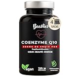 Q10 coenzyme 200mg   120 gélules (4mois)   Protecteur Anti Age   Énergie Cellulaire   Absorption Maximale  Végan  Issue de fermentation végétale   Ubiquinone   CoQ 10 de Boosties