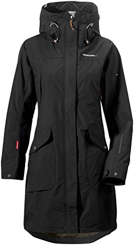 Preisvergleich Produktbild Didriksons Damen Mantel schwarz Schwarz Large