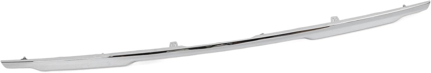 WALFRONT Rear Bumper Trim Moldings ABS Chrome Accent Strip 85072 6FV0A OEM Center Bumper Protection for SL S SV 2017-2019