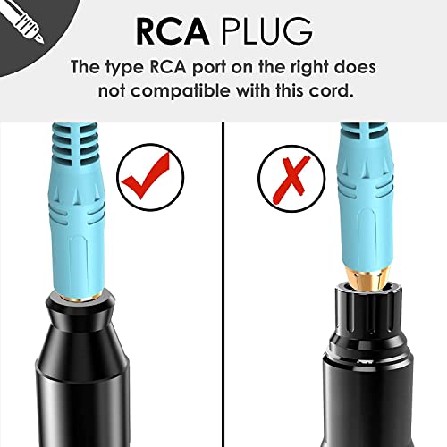 Wormhole Rca Tattoo Cord Heavy Duty Tattoo Clip Cord Soft Tpe Tattoo Power Supply Rca Connection Tattoo Wire For Tattoo Pen, Rotary Tattoo Machine (Blue) #TOP6