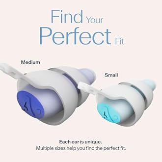 Alpine SleepDeep – Ear Plugs for Sleep - New 3D Oval Shape and Super Soft Reusable Noise Cancelling Ear Plugs - 27dB Noise Reduction - Ideal for Side Sleepers and Block Out Snoring (S+ M/L)