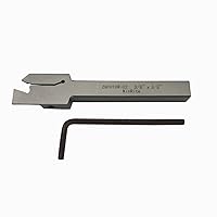 Vista 6 de Soporte de separación para ranurado de torno indexable de 12 pulgadas y 38 pulgadas con 10 piezas GTN- SP200 niquelado resistente ZQ1212R02 a mano