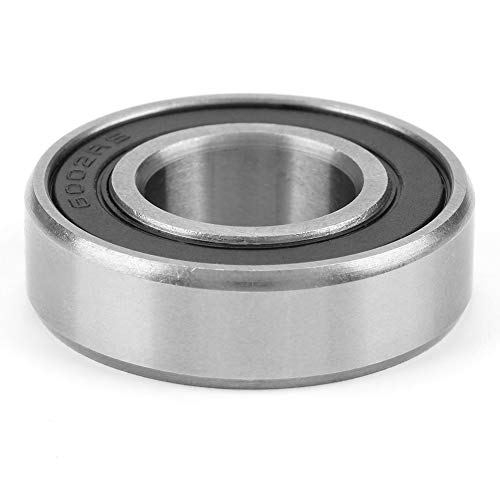 Rillenkugellager, 10 Stück 6002-2RS, gummigedichtet, 15 mm * 32 mm * 9 mm, Lagerstahl, geräuscharm, für 15 mm Wellen- / Stangenprojekte