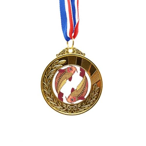 Cinta de oro de Piscis para decorar trofeos y premios del zodiaco 1