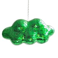 Sphère Disco Nuage Miroir Suspendue – Décoration Réfléchissante Pour Fêtes, Festivals, Mariages, Anniversaires Et Intérieur