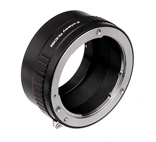Adaptador de lente Fotasy PK a Canon EF-M, compatible con cámaras mirrorless Canon EOS M, M2, M3, M5, M6, Mark II, M10, M50, M100, M200 y objetivos Pentax K miniatura 2