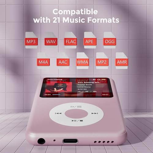 image for innioasis Mp3 Player with Bluetooth Y1 Portable Music Digital Players 