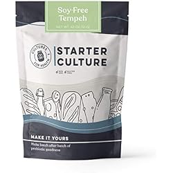 Cultures For Health Soy-Free Tempeh Starter Culture | 4 Packets Spores for DIY Plant Based Meat | Gluten Free, Non-GMO Indonesian Food | Make Meatless Bacon, Vegan Nuggets, & More High Protein Snacks