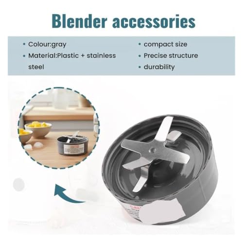 Cuchilla de repuesto para batidora compatible con Nutribullet 600 900 7