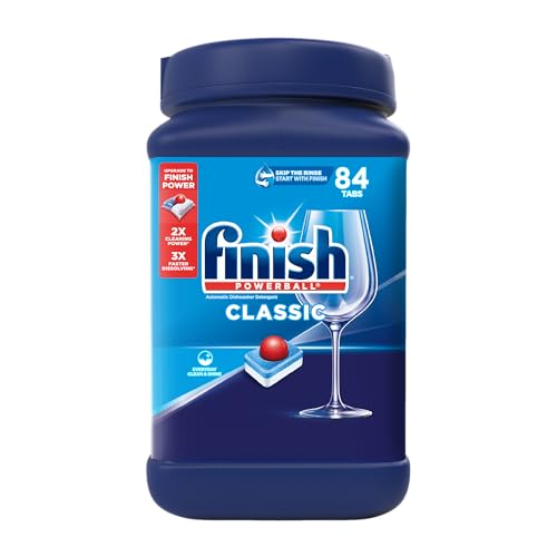 Finish Powerball Dishwasher Pods, Wrapper Free Dish Detergent, 84ct