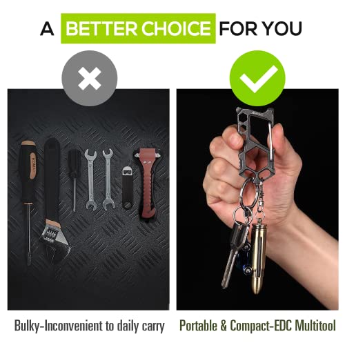 11-in-1 Stainless Steel Multitool Carabiner