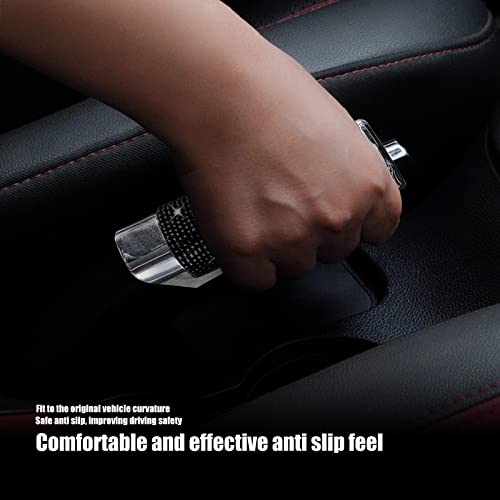 Yonwait 1 Pc Bling Car Handbrake Cover, Car Handbrake Shell With Diamond, Universal Hand Brake Protector, Pull Handle Cover Modification, Car Interior Styling Accessories (Black) #TOP6