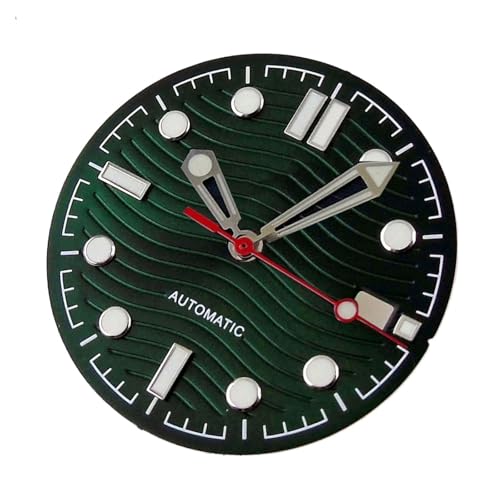 31 �~�����[�g���E�F�[�u�_�C�����E�H�b�`�t�F�C�X�j NH35A ETA 2824 PT5000 ST21308215 821A DG2813 3804 ���[�u�����g���t�����_�C�����ɓK��(F green,NH35 Dial)