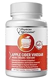 Physician Formulated 100% Organic Apple Cider Vinegar Capsules 750mg in just 1 Pill Pure Raw Apple C