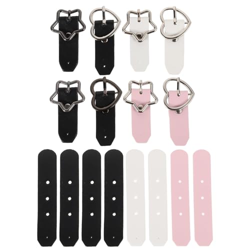 [OSOLADY] �������x���g�o�b�N�� �n�[�g�^���^�̌C�̃o�b�N���A�N�Z�T���[ ���p�r���K��PU�f�ލ����g�p �������ȃJ�W���A���V�[���ɍœK 8�Z�b�g