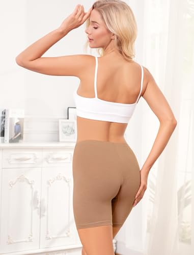 VOENXE Cycliste Femme Coton,Shorty Anti Frottement Cuisse,Legging Court – vue 2